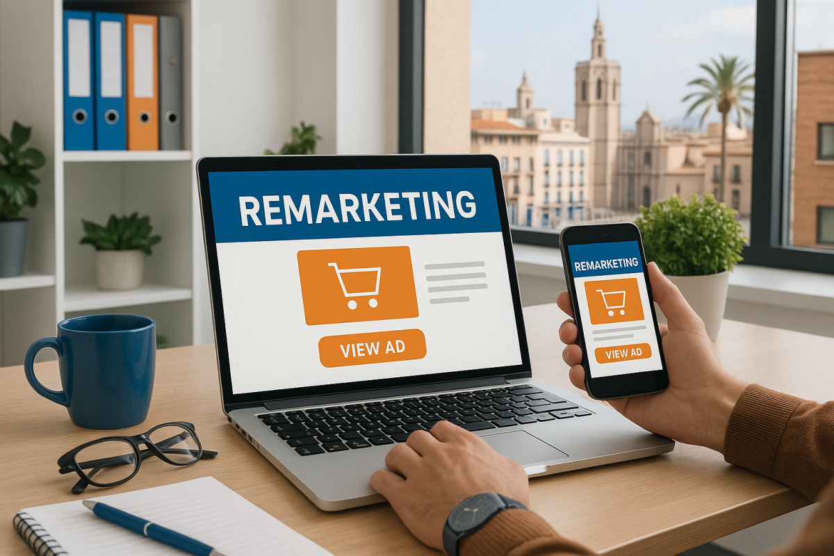 Estrategia de remarketing para empresas de Valencia con anuncios digitales