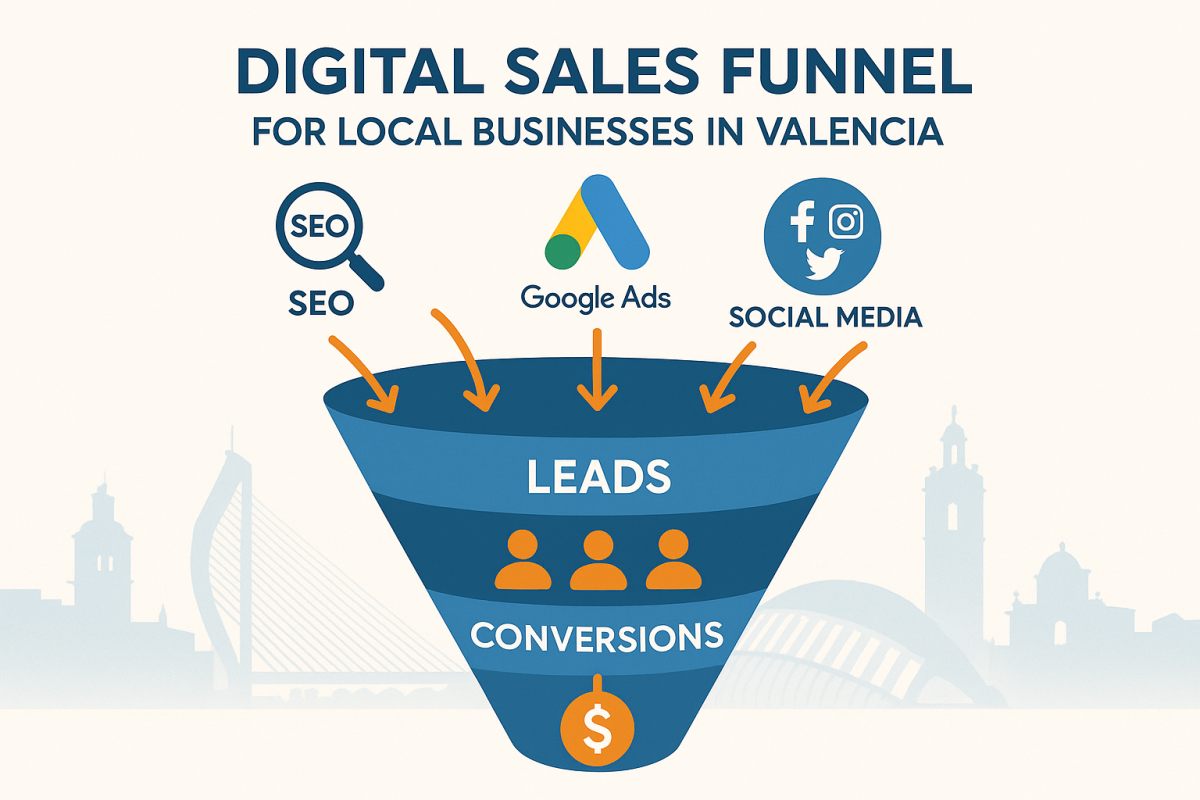 Embudo de ventas digital aplicado a empresas de Valencia