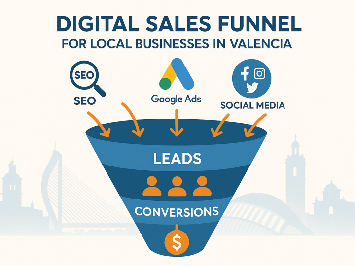 Embudo de ventas digital aplicado a empresas de Valencia